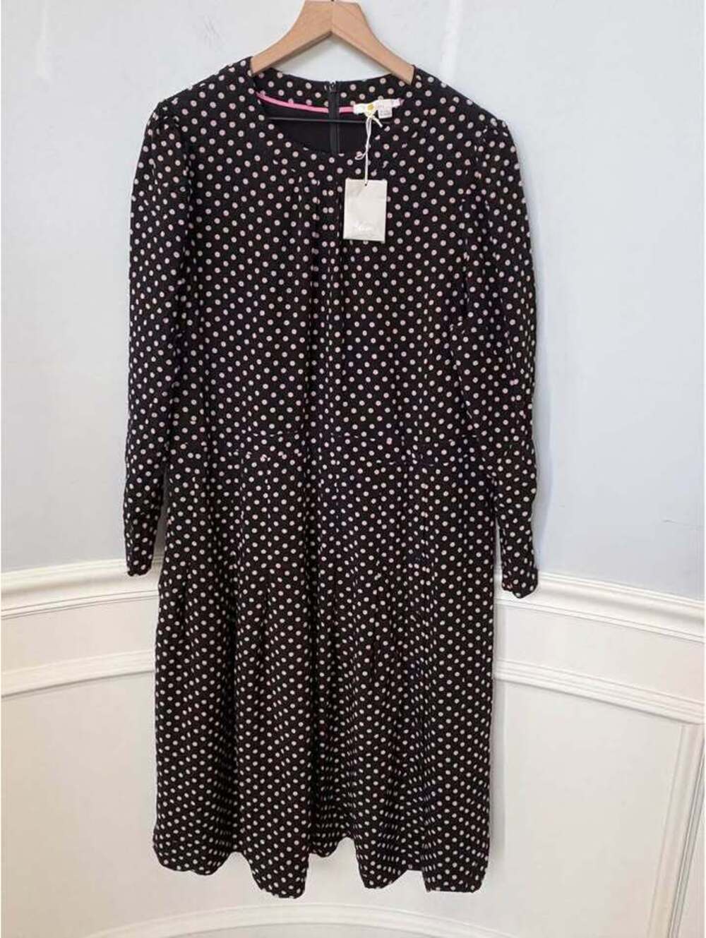 Boden Polka Dot Midi Dress 16/18 Regular NWT